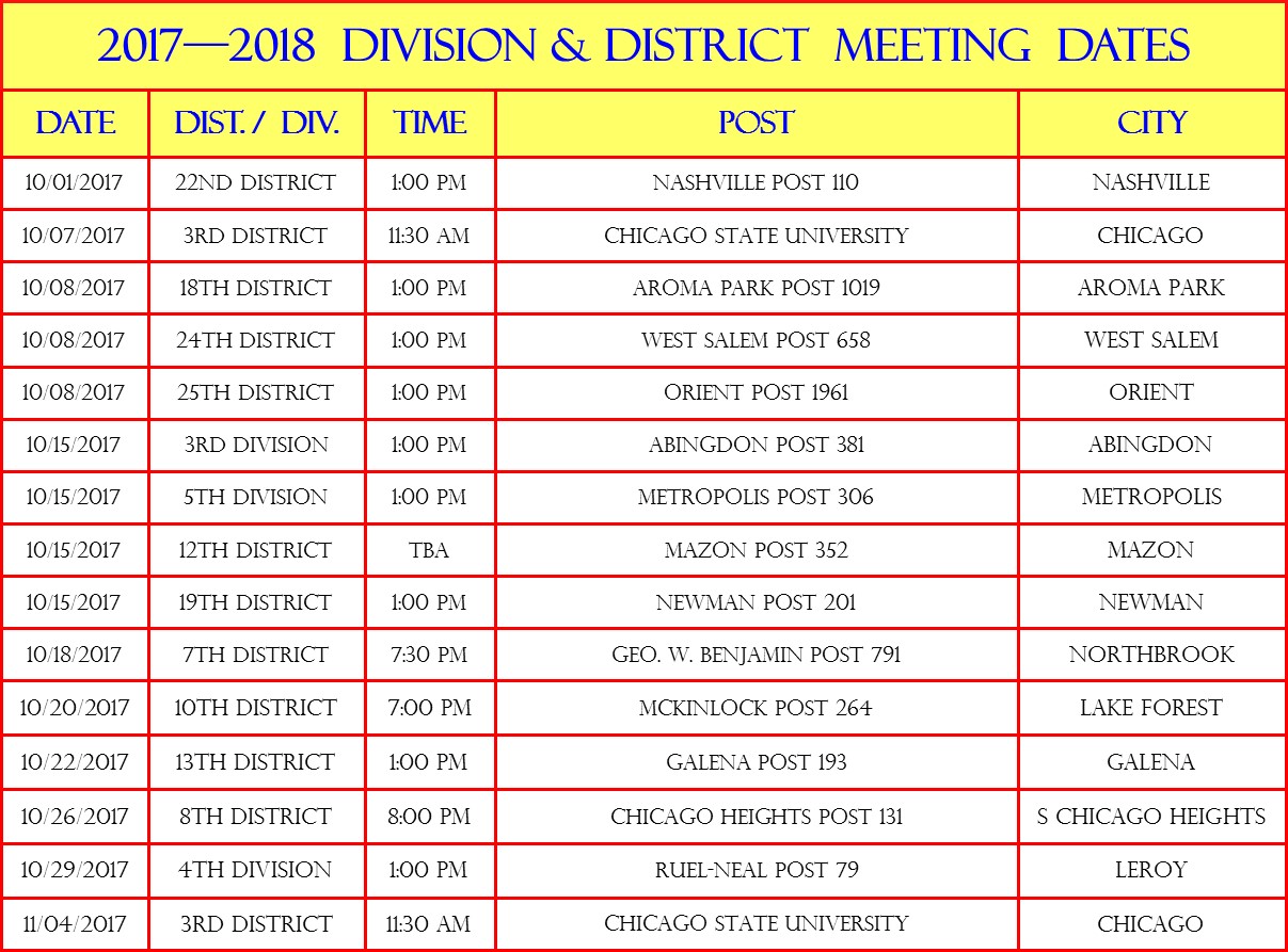 DIV-DIST_MTGS_OCT-NEWS
